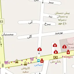 این نقشه، نشانی گفتاردرمانی مریم یعقوبی (پاسداران) متخصص  در شهر تهران است. در اینجا آماده پذیرایی، ویزیت، معاینه و ارایه خدمات به شما بیماران گرامی هستند.