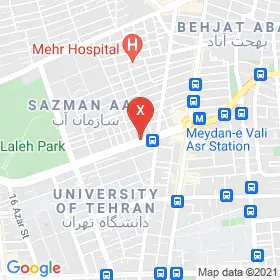 این نقشه، آدرس دکتر مسعود مردانی متخصص بیماریهای عفونی و گرمسیری در شهر تهران است. در اینجا آماده پذیرایی، ویزیت، معاینه و ارایه خدمات به شما بیماران گرامی هستند.