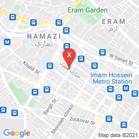 این نقشه، نشانی دکتر محمد جعفر امامی متخصص ارتوپدی در شهر شیراز است. در اینجا آماده پذیرایی، ویزیت، معاینه و ارایه خدمات به شما بیماران گرامی هستند.