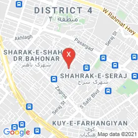 این نقشه، آدرس دکتر سید حسن بهدین متخصص ارتوپدی در شهر شیراز است. در اینجا آماده پذیرایی، ویزیت، معاینه و ارایه خدمات به شما بیماران گرامی هستند.