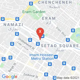 این نقشه، آدرس دکتر سارا رادمنش متخصص داخلی؛ روماتولوژی در شهر شیراز است. در اینجا آماده پذیرایی، ویزیت، معاینه و ارایه خدمات به شما بیماران گرامی هستند.