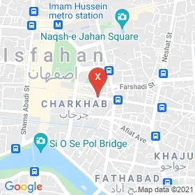 این نقشه، آدرس دکتر محمد علیپور متخصص جراحی پلاستیک و زیبایی در شهر اصفهان است. در اینجا آماده پذیرایی، ویزیت، معاینه و ارایه خدمات به شما بیماران گرامی هستند.