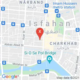 این نقشه، نشانی دکتر فریده ساداتی متخصص گوش و حلق و بینی در شهر اصفهان است. در اینجا آماده پذیرایی، ویزیت، معاینه و ارایه خدمات به شما بیماران گرامی هستند.