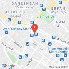 این نقشه، آدرس دکتر کتایون همایون متخصص داخلی؛ گوارش و کبد در شهر شیراز است. در اینجا آماده پذیرایی، ویزیت، معاینه و ارایه خدمات به شما بیماران گرامی هستند.