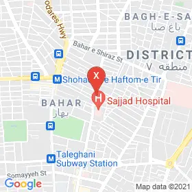 این نقشه، آدرس فاطمه اسدی متخصص فیزیوتراپی در شهر تهران است. در اینجا آماده پذیرایی، ویزیت، معاینه و ارایه خدمات به شما بیماران گرامی هستند.