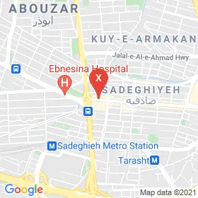 این نقشه، نشانی دکتر نادره شایگان متخصص زنان و زایمان و نازایی در شهر تهران است. در اینجا آماده پذیرایی، ویزیت، معاینه و ارایه خدمات به شما بیماران گرامی هستند.