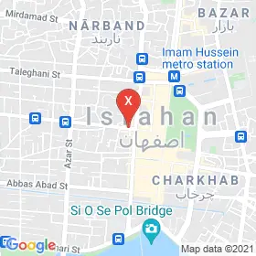 این نقشه، آدرس دکتر علیرضا امامی نائینی متخصص بیماریهای عفونی و گرمسیری در شهر اصفهان است. در اینجا آماده پذیرایی، ویزیت، معاینه و ارایه خدمات به شما بیماران گرامی هستند.