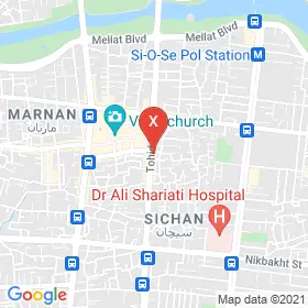 این نقشه، آدرس شکوفه برهانی متخصص روانشناسی در شهر اصفهان است. در اینجا آماده پذیرایی، ویزیت، معاینه و ارایه خدمات به شما بیماران گرامی هستند.