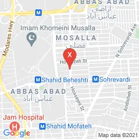 این نقشه، آدرس دکتر فرهاد محسنی ارجمند متخصص پوست، مو و زیبایی در شهر تهران است. در اینجا آماده پذیرایی، ویزیت، معاینه و ارایه خدمات به شما بیماران گرامی هستند.