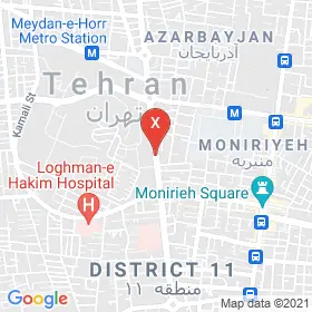 این نقشه، آدرس دکتر جواد فروتن متخصص اعصاب و روان (روانپزشکی) در شهر تهران است. در اینجا آماده پذیرایی، ویزیت، معاینه و ارایه خدمات به شما بیماران گرامی هستند.