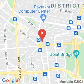 این نقشه، نشانی دکتر لیلا پیرزاده متخصص زنان و زایمان و نازایی در شهر تهران است. در اینجا آماده پذیرایی، ویزیت، معاینه و ارایه خدمات به شما بیماران گرامی هستند.