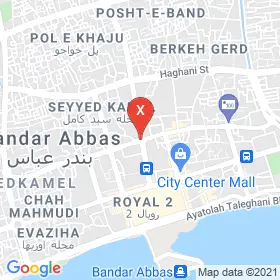 این نقشه، نشانی دکتر مرضیه منصوری متخصص داخلی در شهر بندر عباس است. در اینجا آماده پذیرایی، ویزیت، معاینه و ارایه خدمات به شما بیماران گرامی هستند.
