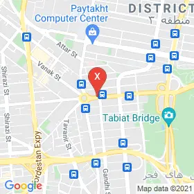 این نقشه، آدرس دکتر سینا غیاثی حافظی متخصص جراحی عمومی؛ جراحی پلاستیک و زیبایی در شهر تهران است. در اینجا آماده پذیرایی، ویزیت، معاینه و ارایه خدمات به شما بیماران گرامی هستند.
