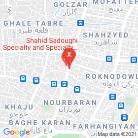 این نقشه، آدرس دکتر فاطمه مستاجران متخصص زنان و زایمان و نازایی در شهر اصفهان است. در اینجا آماده پذیرایی، ویزیت، معاینه و ارایه خدمات به شما بیماران گرامی هستند.