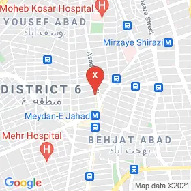 این نقشه، نشانی کاردرمانی کوشا متخصص  در شهر تهران است. در اینجا آماده پذیرایی، ویزیت، معاینه و ارایه خدمات به شما بیماران گرامی هستند.