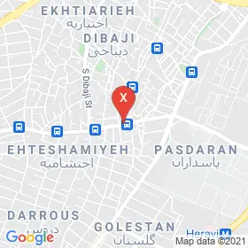 این نقشه، نشانی دکتر نسرین مرادی (نیاوران) متخصص زنان، زایمان و نازایی در شهر تهران است. در اینجا آماده پذیرایی، ویزیت، معاینه و ارایه خدمات به شما بیماران گرامی هستند.