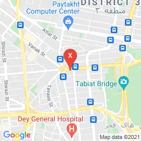 این نقشه، نشانی دکتر ندا فرزانه متخصص بورد تخصصی اعصاب و روان (روانپزشک) در شهر تهران است. در اینجا آماده پذیرایی، ویزیت، معاینه و ارایه خدمات به شما بیماران گرامی هستند.